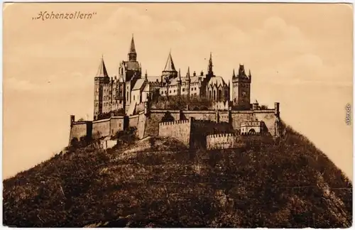 Ansichtskarte Hechingen Burg Hohenzollern 1918