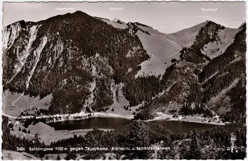 Spitzingsee-Schliersee Spitzingsee in den Alpen 1973 