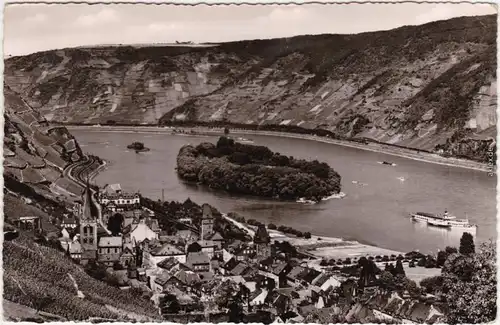 Bacharach Panorama-Ansichten Foto Ansichtskarte 1965