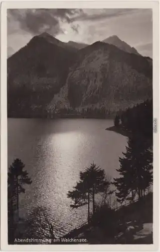 Kochel am See Abendstimmung am Walchensee 2979 