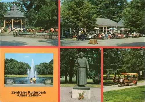 Ansichtskarte Leipzig Kulturpark "Clara Zetkin" 1979