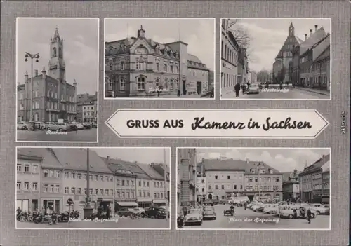 Kamenz Kamjenc Stadtteilansichten Foto Ansichtskarte  1965