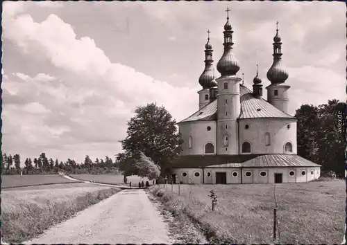 Foto Ansichtskarte Waldsassen Kappl Wallfahrtskirche 1973