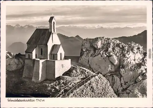 Bayrischzell Wendelsteinkirche (Kaisergebirge) Foto Ansichtskarte 1955