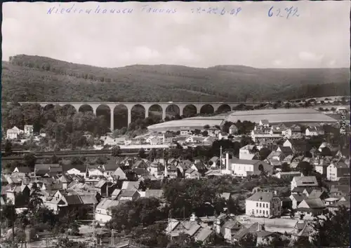 Foto Ansichtskarte  Niedernhausen Panorama-Ansicht Ansichtskarte 1969