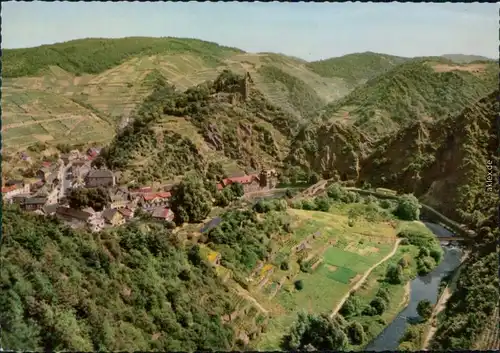 Altenahr Panorama-Ansichten, Burg Are 1984