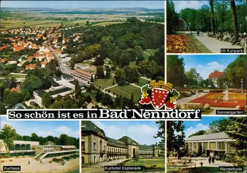 Ansichtskarte Bad Nenndorf Stadtteilansichten 1972