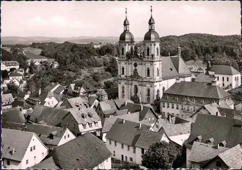 Gößweinstein Blick auf die Wallfahrkirche Foto Ansichtkarte 1957