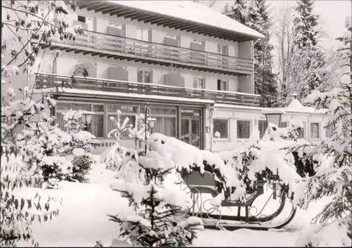 Bad Dürrheim Hotel "Salinensee" - Außenansicht - winterliche Szene 1976 