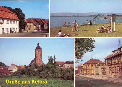 Kelbra (Kyffhäuser) FDGB-Gaststätte "Sachsenhof", Ansichtskarte  1988