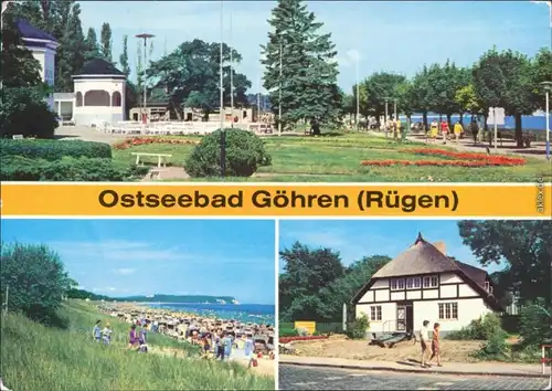 Göhren (Rügen) Strandpromenade, Strand, Heimatmuseum 1980