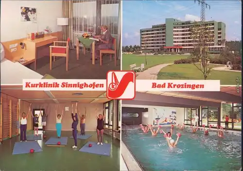 Sinnighofen Bad Krozingen Kurklinik,Gästezimmer,Sportraum,Schwimmbad 1981