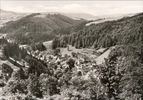 Foto Ansichtskarte  Rohrbach Blick zur Stadt im Sorbitztal 1974