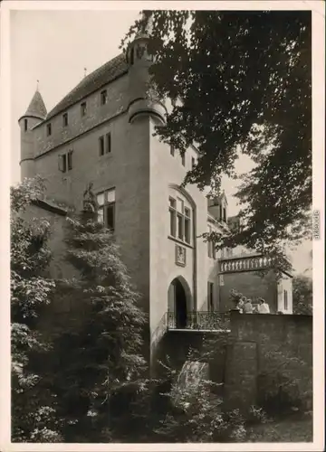 Foto Ansichtskarte Jagsthausen Blick auf den Äußenren -Torturm 1932