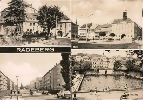 Radeberg 4B Schloß Klippenstein, Markz, Schönfelder Straße, Strandbad 1971