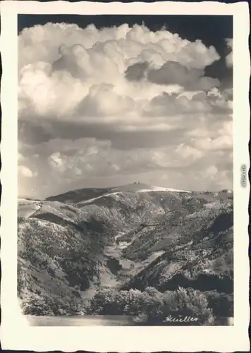 Foto Ansichtskarte Feldberg Blick auf den Feldberg 1935