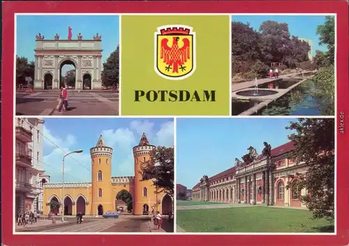 Potsdam Brandenburger Tor, Freundschaftsinsel  jetzt Filmmuseum der DDR 1986