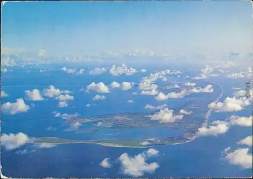 Insel Sylt Luftaufnahme aus 3000 m Höhe 1980