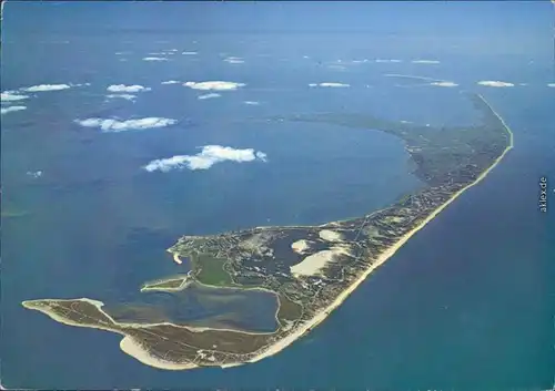 Ansichtskarte Insel Sylt Luftaufnahme Ansichtskarte  1975