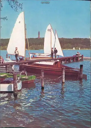 Berlin An der Havel (Segelboote) Ansichtskarte 1967