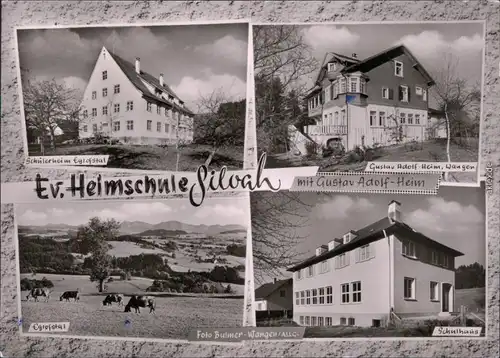 Wangen Schülerheim Eglofstal, Gustav Adolf-Heim, Weide, Schulhaus 1972