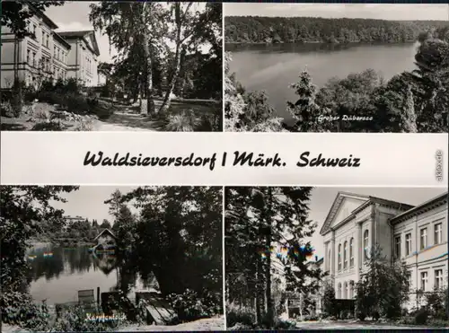 Waldsieversdorf Gebäude-Außenansicht (2), Großer Däbarsee, Karpfenteich 1973 