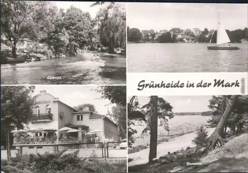 Grünheide (Mark) Löcknitz, Kulturhaus, Peetzsee Foto Ansichtskarte 1976