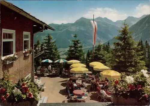 Mittelberg Alpengaststätte "Bühlalpe" Ansichtskarte  1981