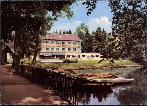 Ansichtskarte Bad Dürrheim Hotel "Salinensee" - Strandcafé 1964