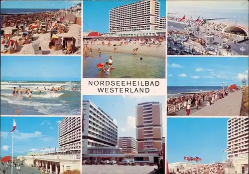 Westerland Gemeinde Sylt Ansichten Westerland Ansichtskarte 1973