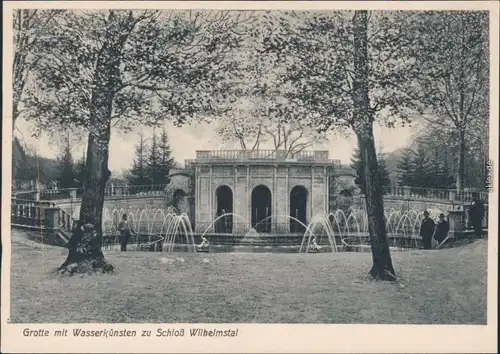 Ansichtskarte Kassel Cassel Grotte mit Wasserkünsten 1936