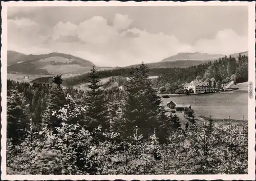 Ansichtskarte Neuhäusle Panorama mit Blick auf das Gasthaus "Sonne" 1938
