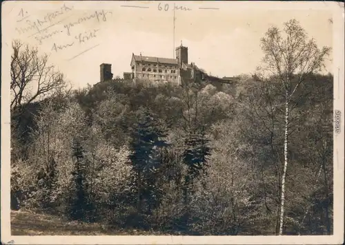 Foto Ansichtskarte  Eisenach Blick vom obern Helltal 1936