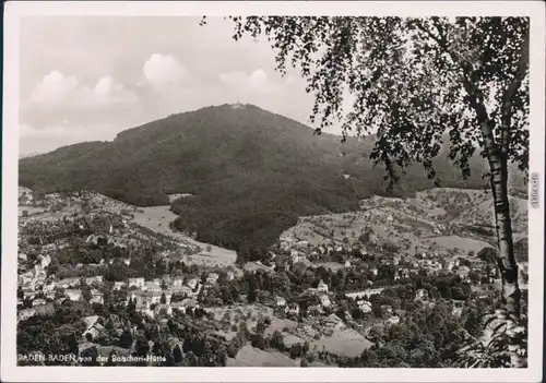 Foto Ansichtskarte Baden-Baden Panorama-Ansichten 1936