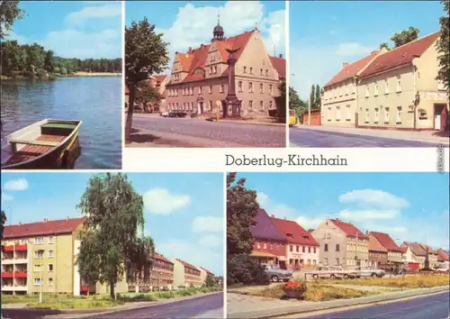 Doberlug-Kirchhain Dobrilugk Bad Erna, HO Grüner Berg,Bahnhofstr,Hauptstr 1983