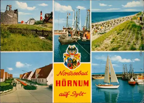 Hörnum (Sylt) Hörnem (Hørnum) Ansichten Ansichtskarte 1982