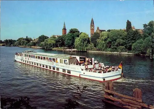 Ansichtskarte Berlin Fahrgastschiff "Bertolt Brecht" 1985