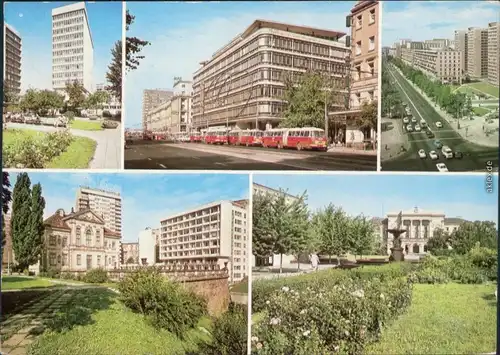 Warschau Warszawa Stadtteilansichten Neubaugebiet Geschäfte 1973