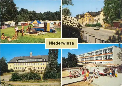 Niederwiesa Campingplatz, HO-Gaststätte Brauhof Wilhelm-Pieck-Oberschule,  1990