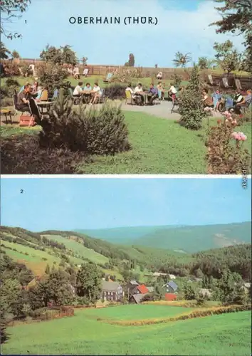 Oberhain 1. Garten des FDGB-Erholungsheimes 2. Ortsteil Mankenbach 1974