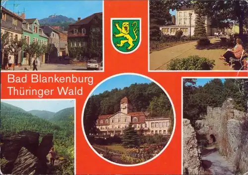 Bad Blankenburg Markt     "Greifenstein",   FDGB-Erholungsheim Mehrbild 1988