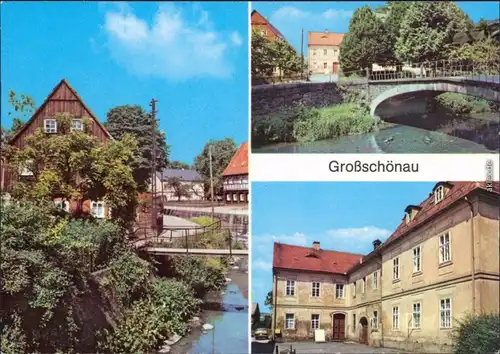 Großschönau   An der Lausur, An der Mandau, Damastmuseum im Kupferhaus 1982