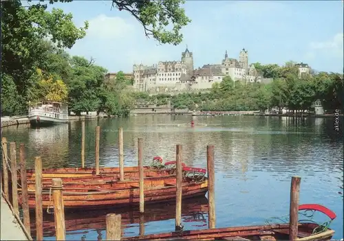 Ansichtskarte Bernburg (Saale) Schloß 1989