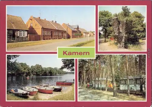 Kamern (Havel) Dorfstraße, Hedemicke   Naherholungszentrum  Campingplatz 1986