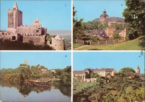 Ansichtskarte Weißenfels Burgen an Saale und Unstrut 1977
