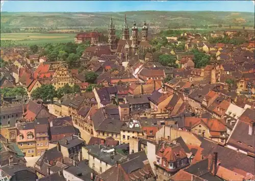 Ansichtskarte Naumburg (Saale) Panorama-Ansicht, Dom 1976