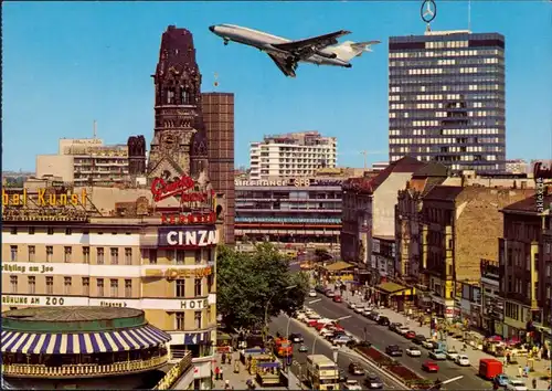 Charlottenburg Berlin Kurfürstendamm mit Verkehr 1976