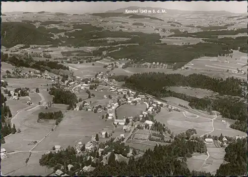 Hinterzarten Luftbild Hochschwarzwald 1961