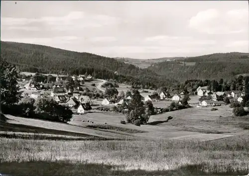 Foto Ansichtskarte  Häusern Panorama-Ansicht 1976