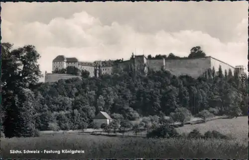 Königstein (Sächsische Schweiz) Festung Königstein 1965